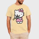 Cartoon Retro Hello Kitty 1, Tricou Barbati (Unisex)