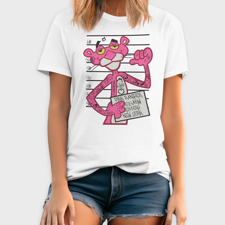 Prisoner Pink Panter, Tricou Barbati (Unisex)