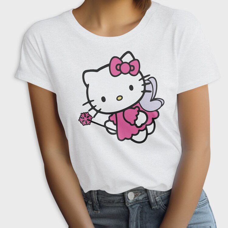 Cartoon Retro Hello Kitty 2, Tricou Femei