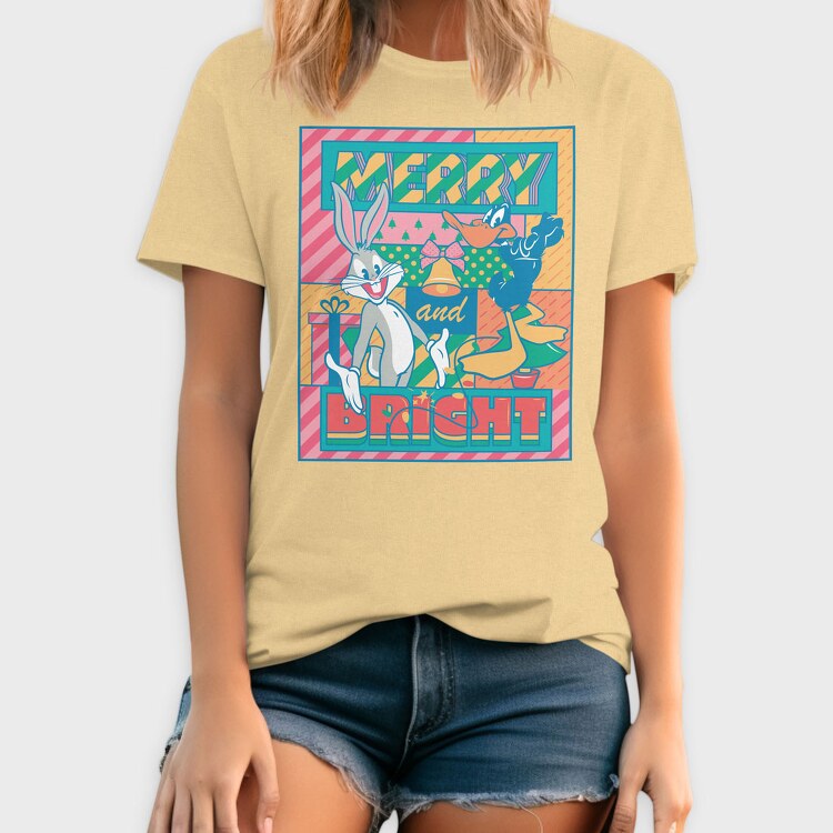 Merry and Bright, Tricou Barbati (Unisex)