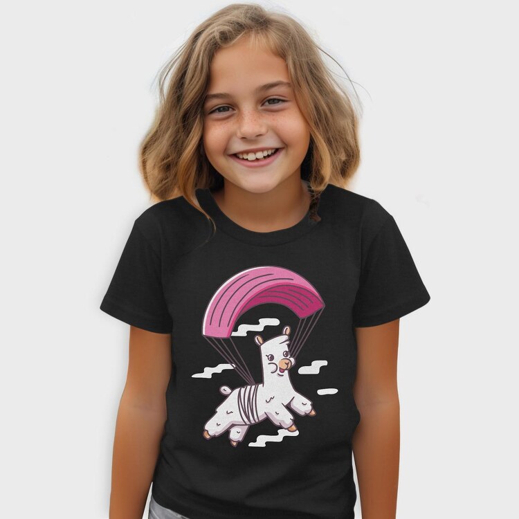Skydiving Alpaca, Tricou Copii