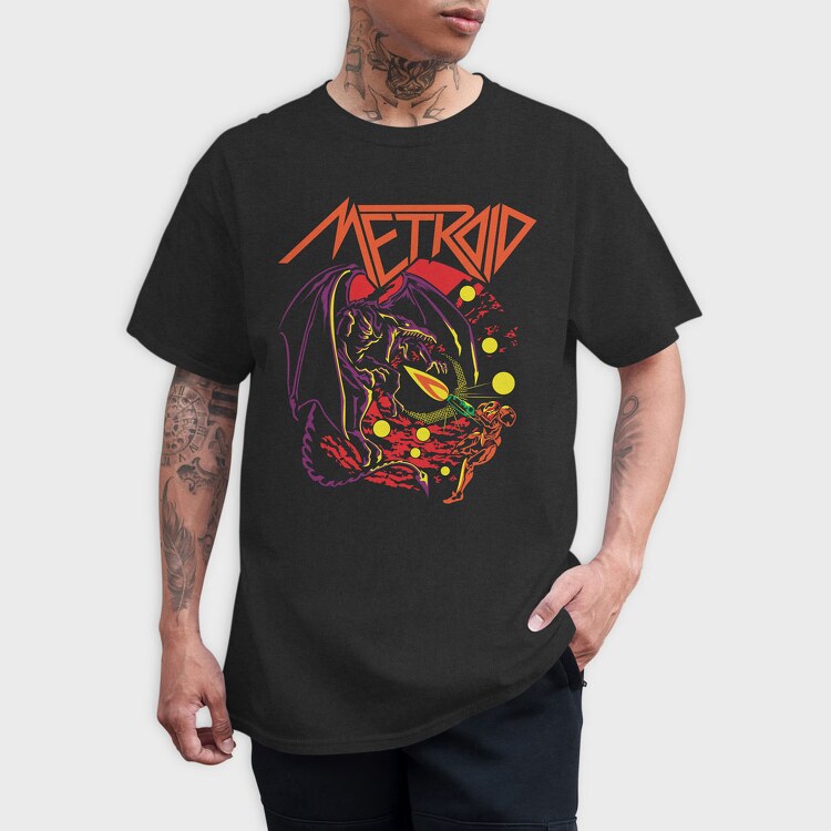 Metroid, Tricou Barbati (Unisex)