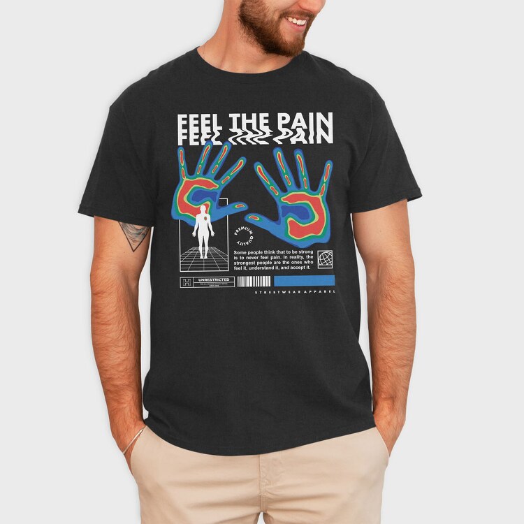 Feel The Pain 2, Tricou Barbati (Unisex)