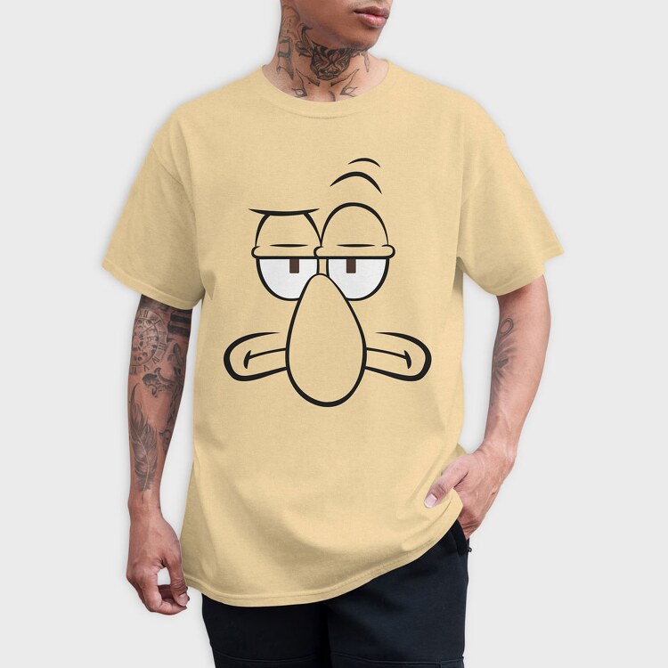 SpongeBob Faces 4, Tricou Barbati (Unisex)