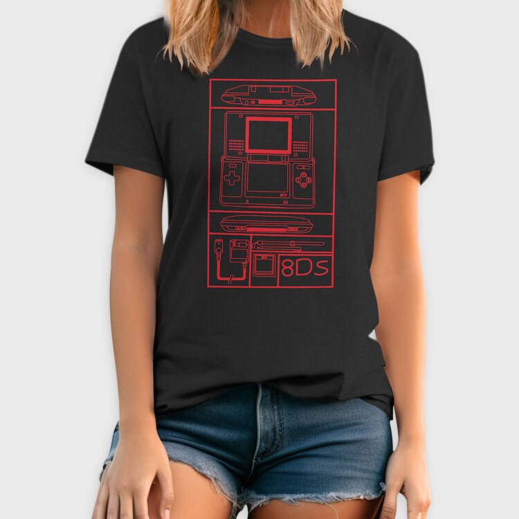 Retro Gaming 8 Bit, Tricou Barbati (Unisex)