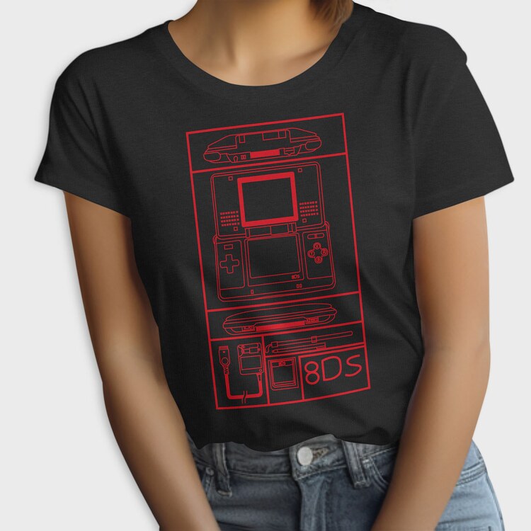 Retro Gaming 8 Bit, Tricou Femei