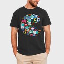 Retro Gaming Pac Man, Tricou Barbati (Unisex)