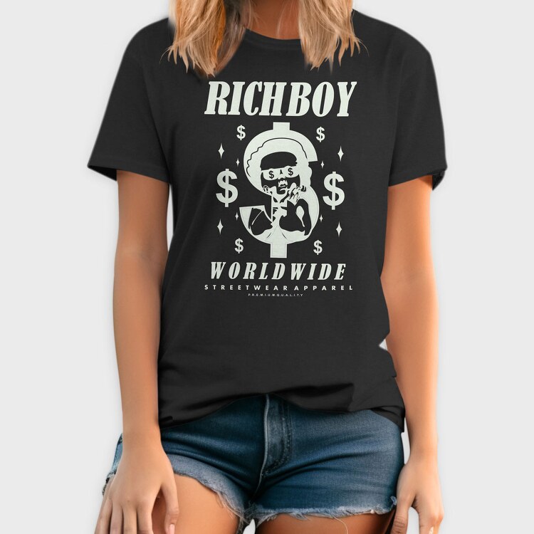 Richboy 1, Tricou Barbati (Unisex)