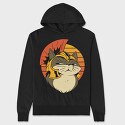 Warrior Cat, Hanorac Oversize Barbati (Unisex)