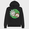 Rick and Morty 15, Hanorac Oversize Barbati (Unisex)