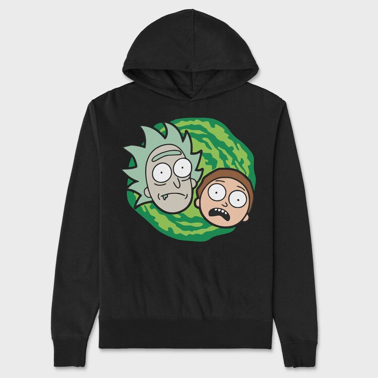 Rick and Morty 15, Hanorac Oversize Barbati (Unisex)