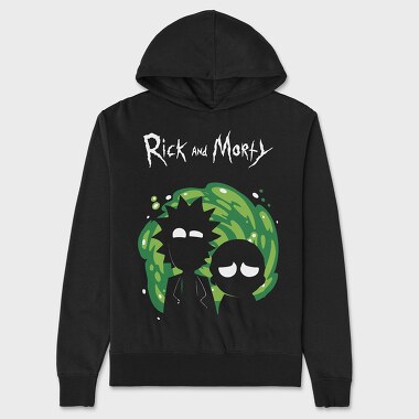 Rick and Morty 17, Hanorac Oversize Barbati (Unisex)
