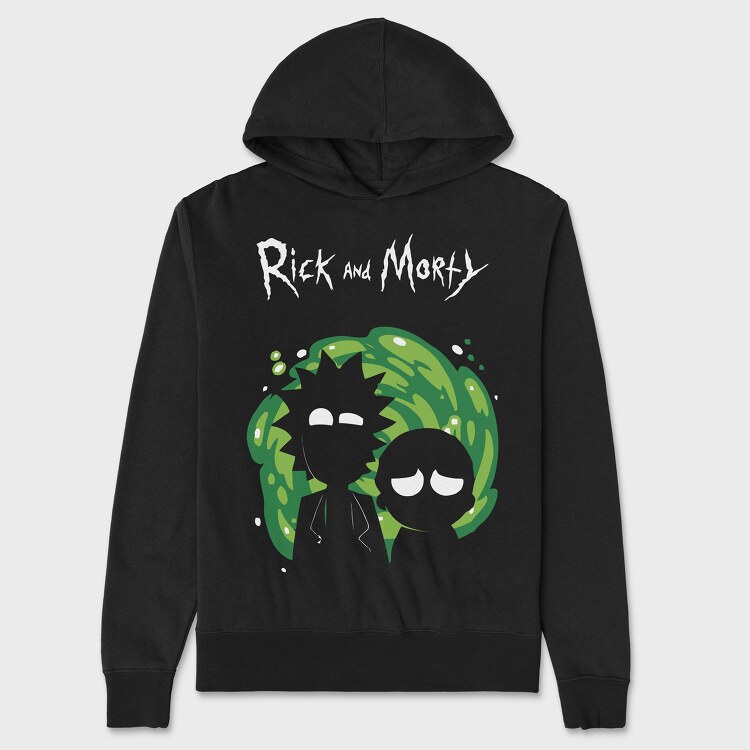 Rick and Morty 17, Hanorac Oversize Barbati (Unisex)