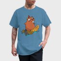 Surfing Beaver, Tricou Barbati (Unisex)