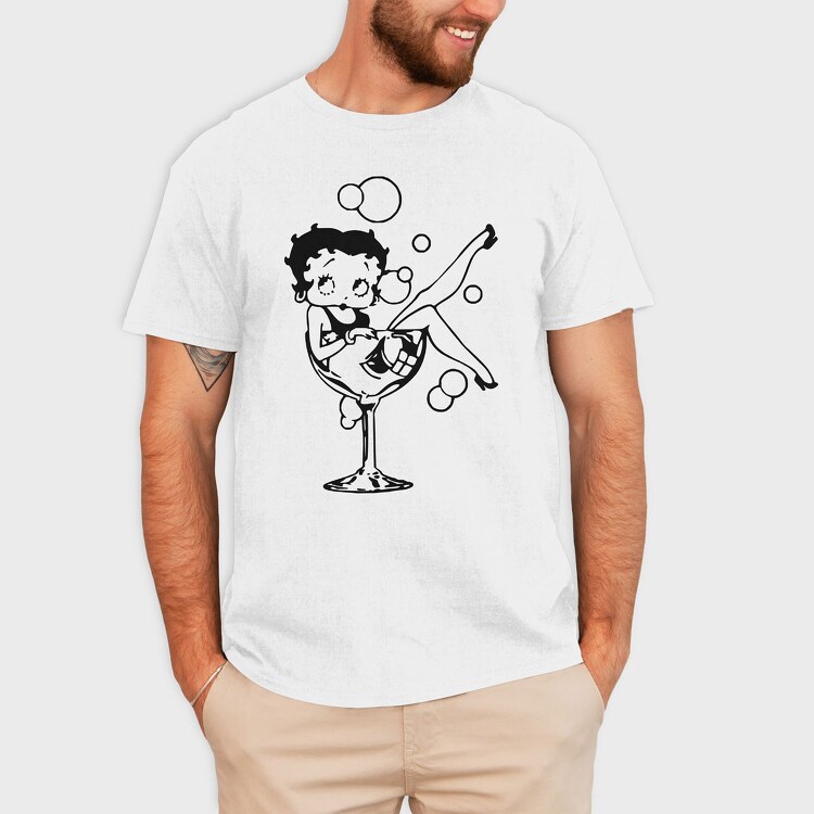 Betty Boop 59, Tricou Barbati (Unisex)