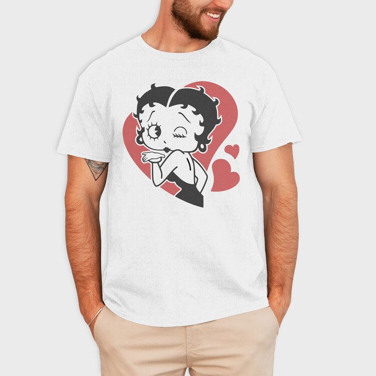 Betty Boop 64, Tricou Barbati (Unisex)