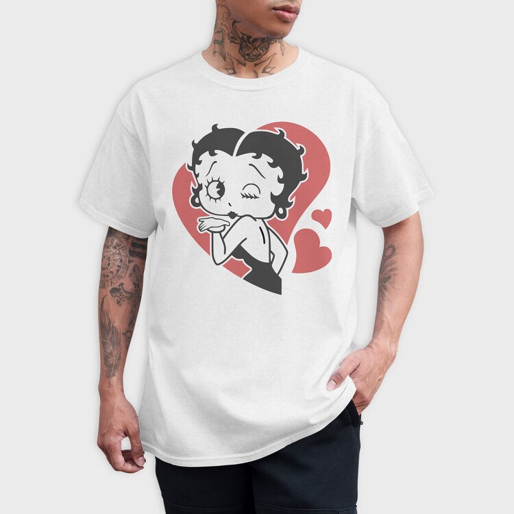 Betty Boop 64, Tricou Barbati (Unisex)