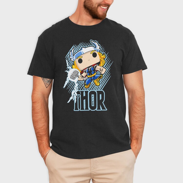 Funko Marvel thor, Tricou Barbati (Unisex)
