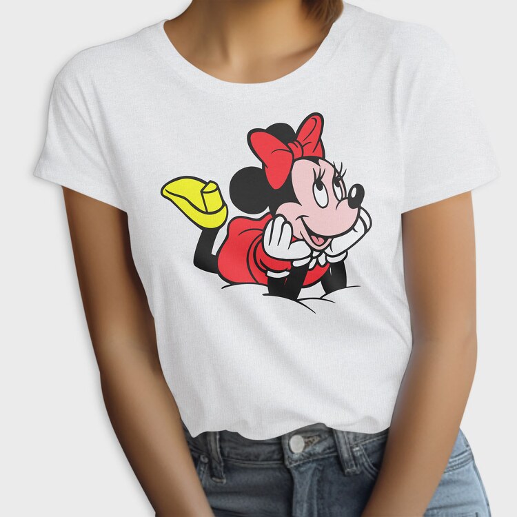 Cartoon Retro Minnie 4, Tricou Femei