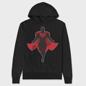 Black Superman, Hanorac Oversize Barbati (Unisex)