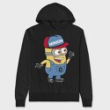 Minions 7, Hanorac Oversize Barbati (Unisex)