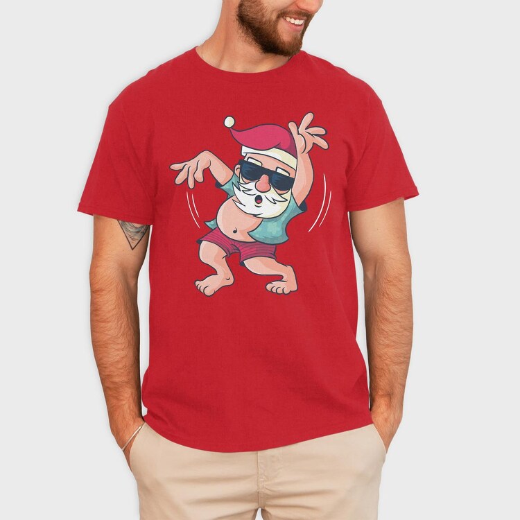 Santa Dancing, Tricou Barbati (Unisex)