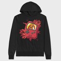 Gameboy Pokemon 9, Hanorac Oversize Barbati (Unisex)