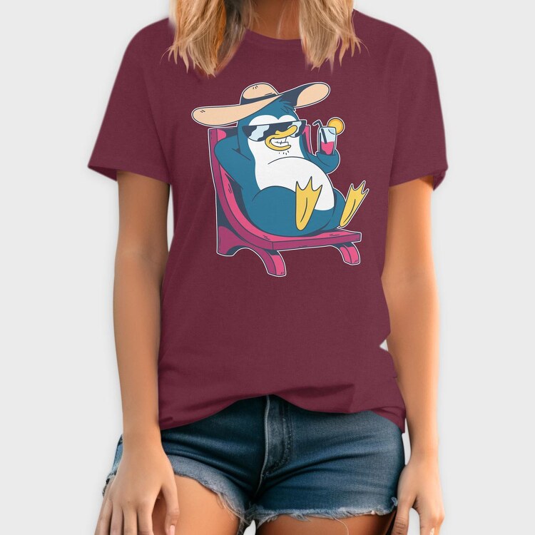 Cool Pinguin, Tricou Barbati (Unisex)