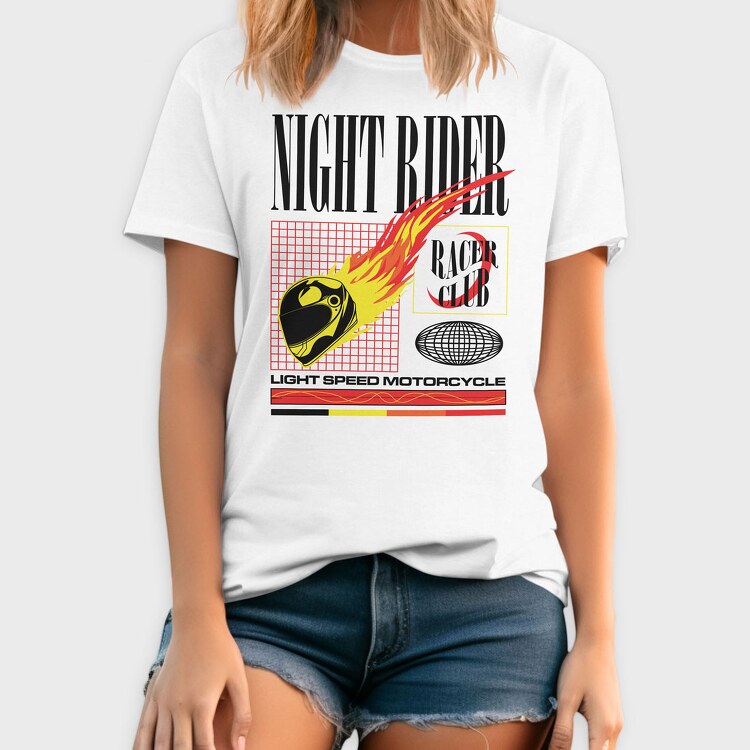 Night Rider 2, Tricou Barbati (Unisex)