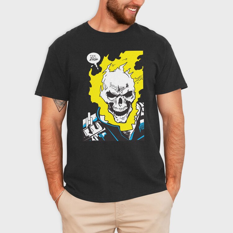 Ghost Rider 7, Tricou Barbati (Unisex)