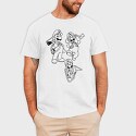Outlines Luigis, Tricou Barbati (Unisex)