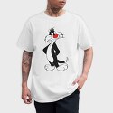 Cartoon Retro Silvestre 3, Tricou Barbati (Unisex)