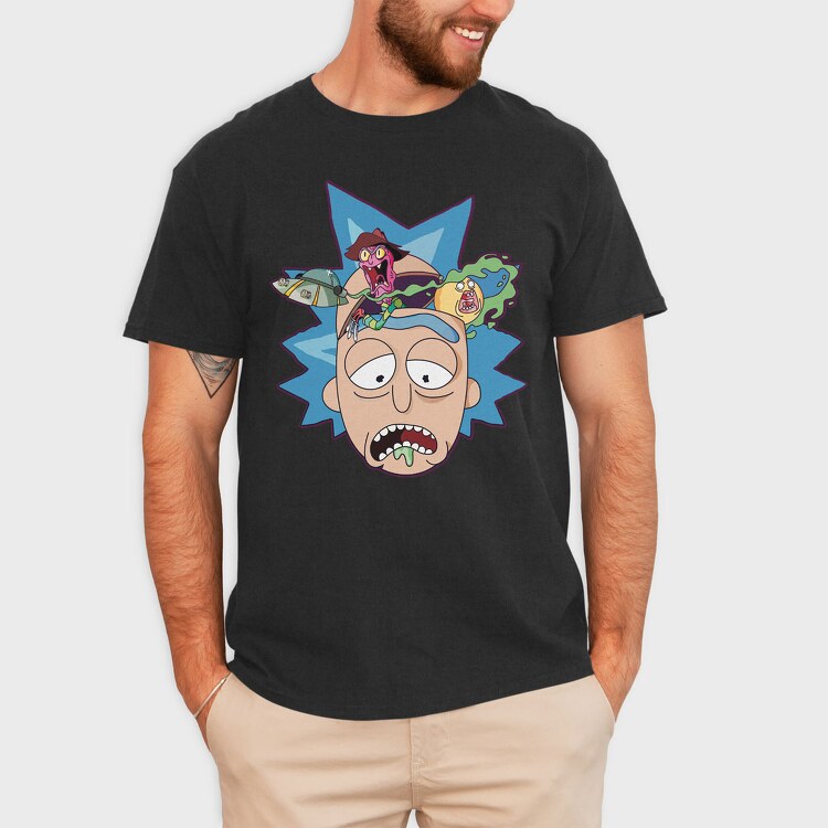 Rick and Morty 7, Tricou Barbati (Unisex)
