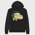 Cars 2, Hanorac Oversize Barbati (Unisex)