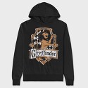 Gryffindor Harry Potter, Hanorac Oversize Barbati (Unisex)