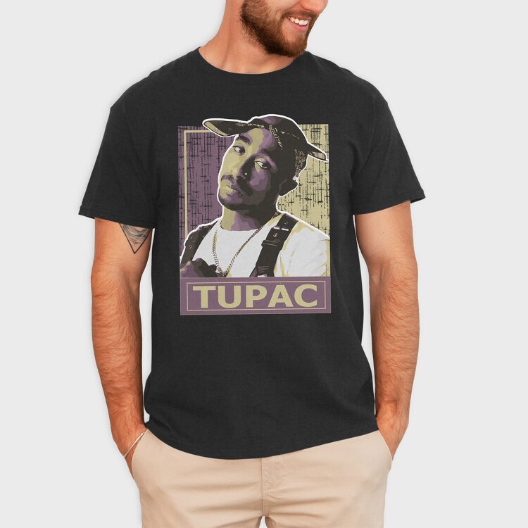 Tupac 2, Tricou Barbati (Unisex)
