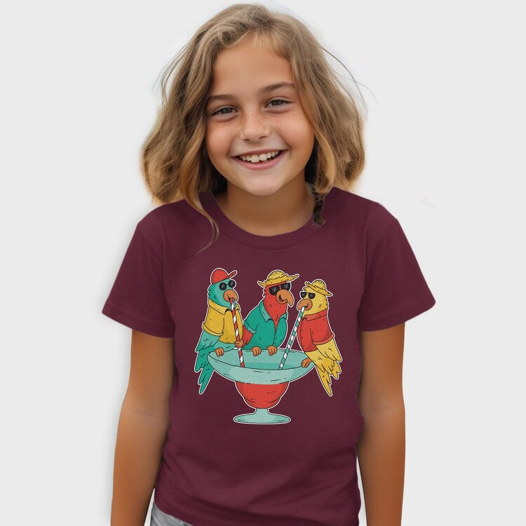 Parrots Drinking, Tricou Copii