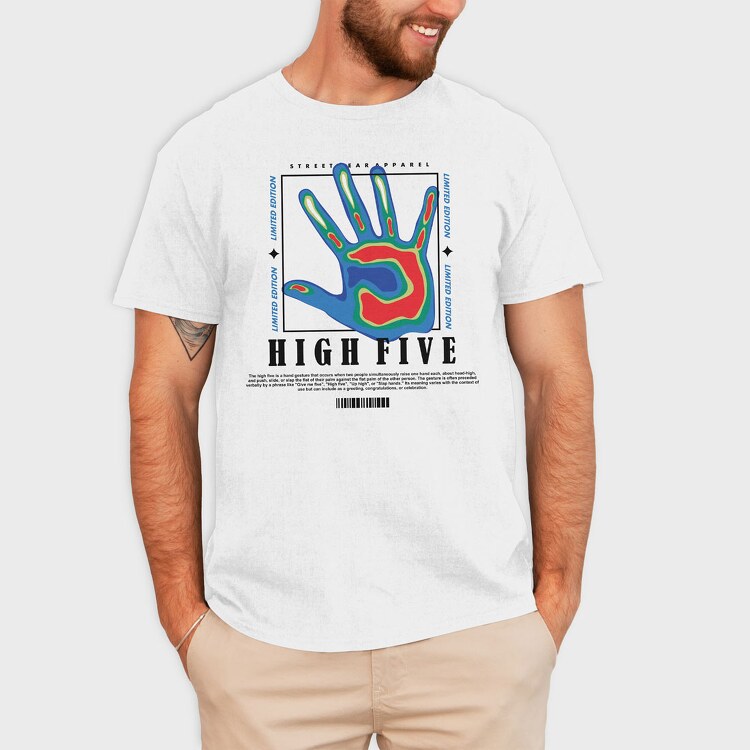 High Five 1, Tricou Barbati (Unisex)