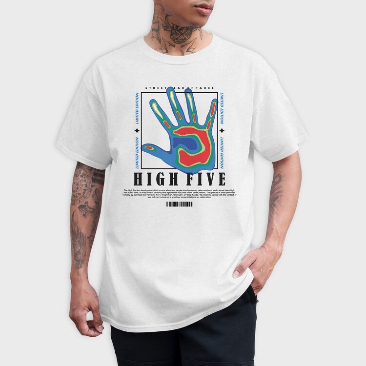 High Five 1, Tricou Barbati (Unisex)