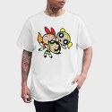 Cartoon Retro the Powerpuff Girls 1, Tricou Barbati (Unisex)