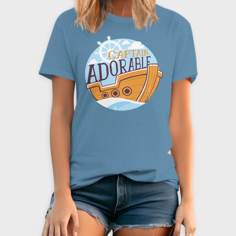 Captain Adorable, Tricou Barbati (Unisex)