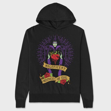 Villanas Disney Malefica C, Hanorac Oversize Barbati (Unisex)