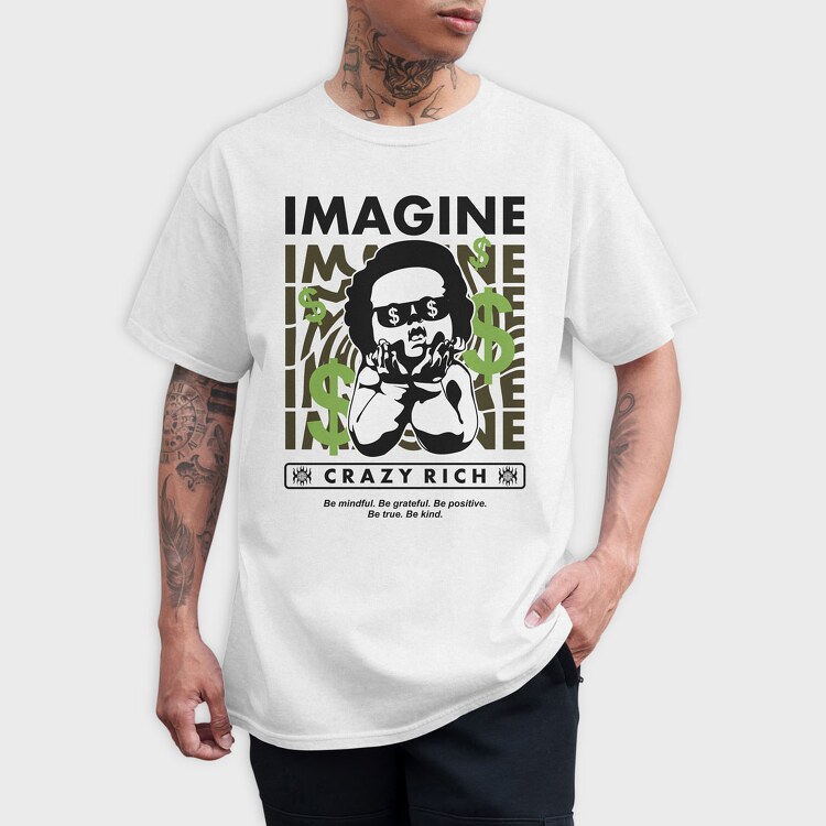 Imagine 2 1, Tricou Barbati (Unisex)