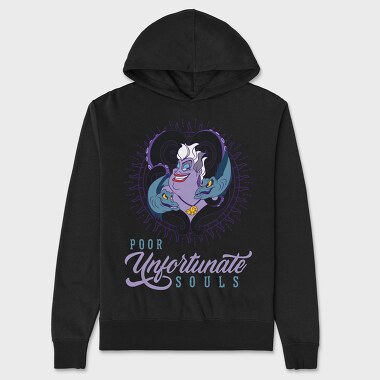 Villanas Disney Ursula A, Hanorac Oversize Barbati (Unisex)