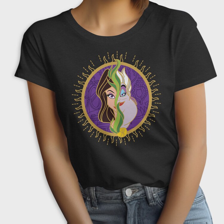 Villanas Disney Ursula B, Tricou Femei