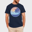 Sunset Rainbow Beach, Tricou Barbati (Unisex)