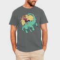 Cowboy on Dinosaur, Tricou Barbati (Unisex)