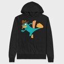 Phineas and Ferb 17, Hanorac Oversize Barbati (Unisex)