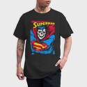 Superman Skull, Tricou Barbati (Unisex)
