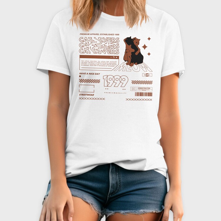 Cat Lovers 1, Tricou Barbati (Unisex)